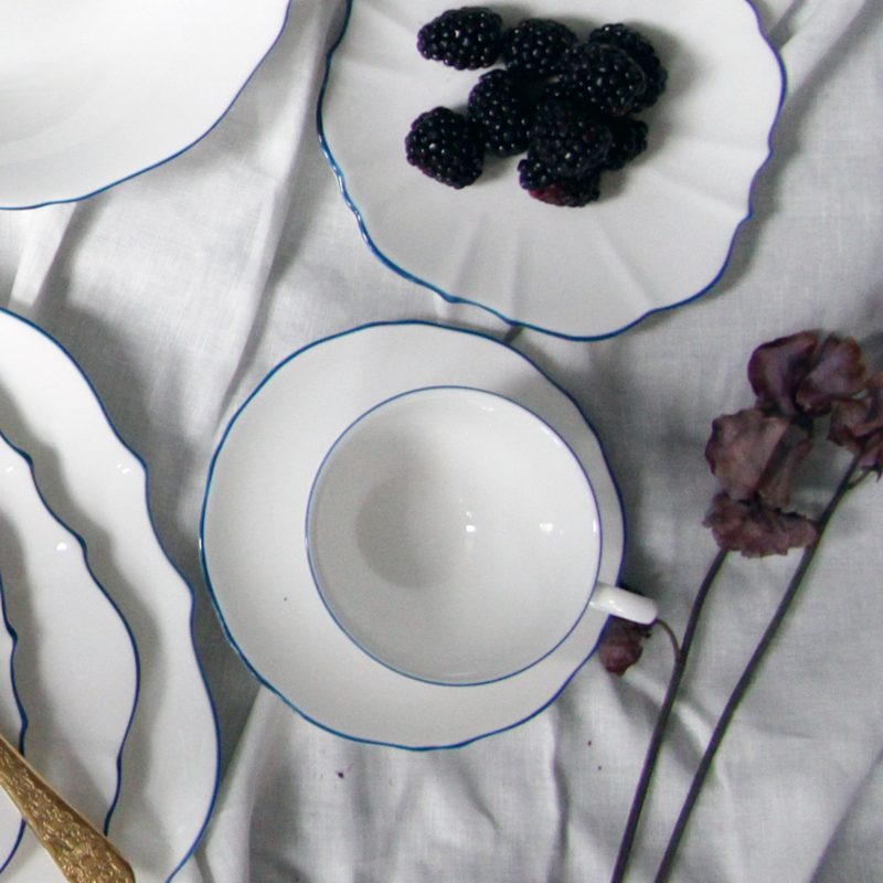 Thumbnail of Amelie - Royal Blue - Tea Cup & Saucer image