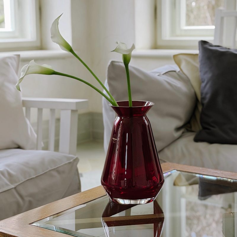 Thumbnail of Queen Vase Ruby Red image