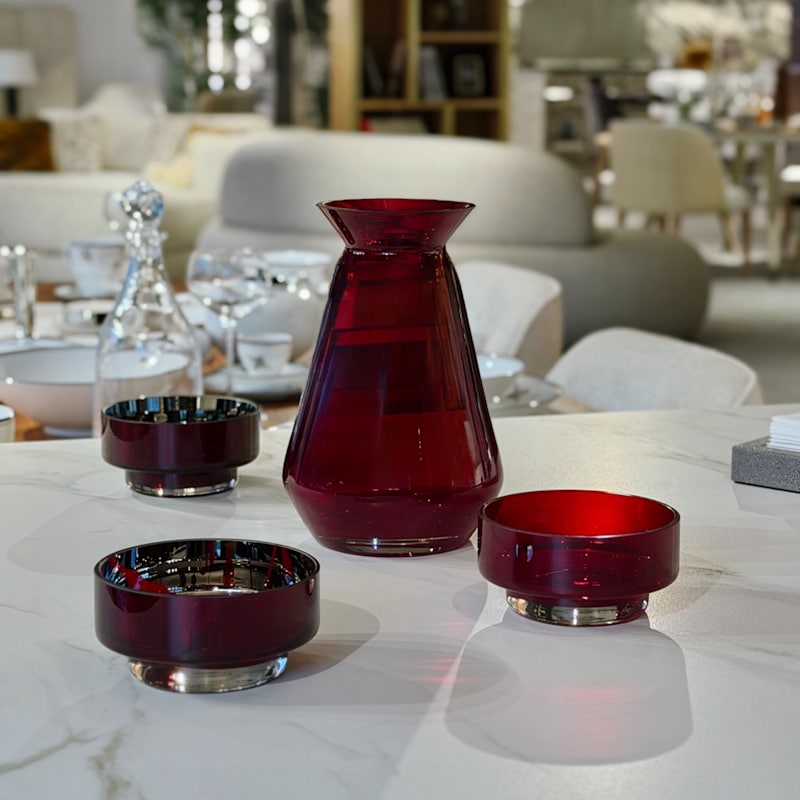Thumbnail of Queen Vase Ruby Red image