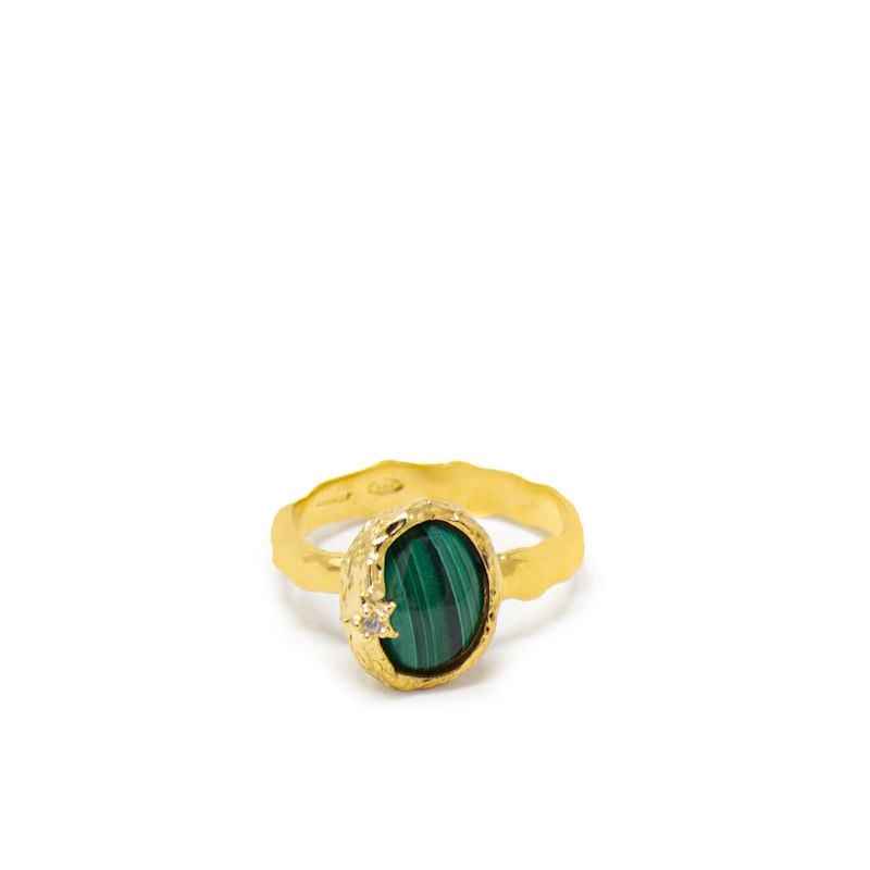 Thumbnail of Ad Astra Malachite Ring image