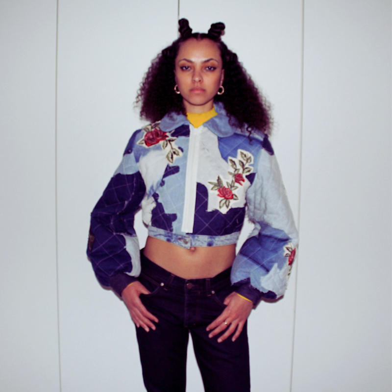Thumbnail of Quilted Denim Avant Garde Bomber Jacket image