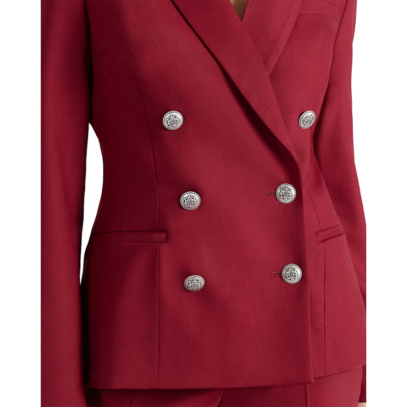 Thumbnail of Quinn Double Breasted Jacket In Lightweight Virgin Wool Stretch image