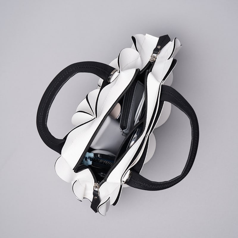 Blossom Shoulder Bag - Circle - White | ELEMOOD_Japan | Wolf & Badger