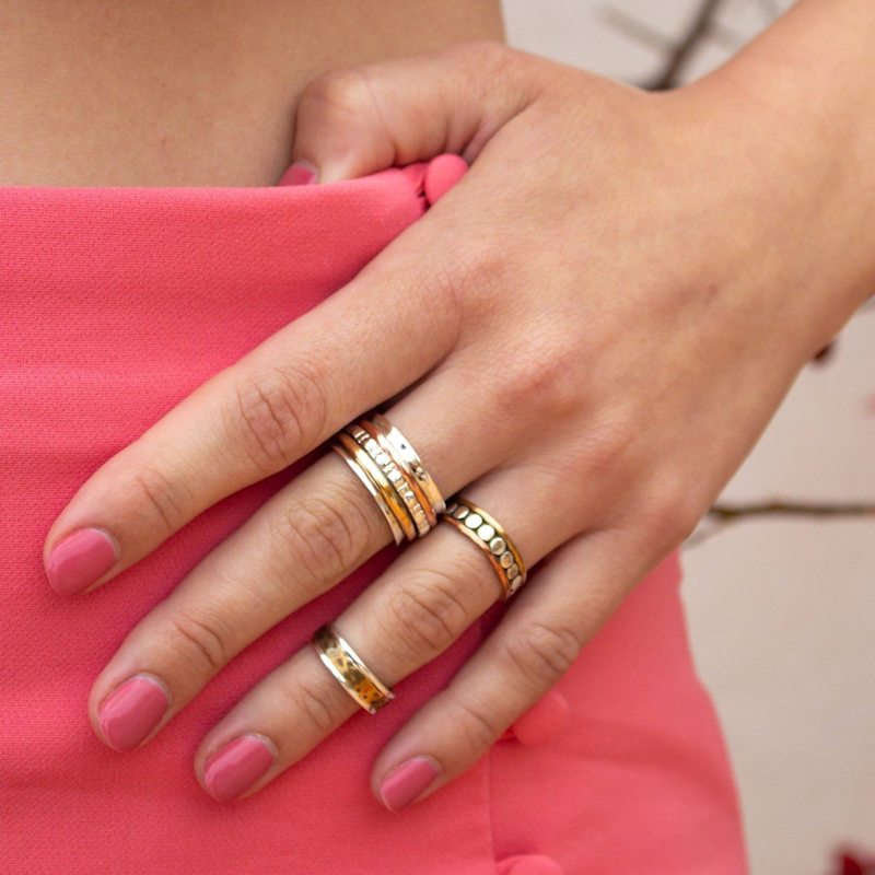 Thumbnail of Karma Fortune Silver Adjustable Midi Ring Or Toe Ring image