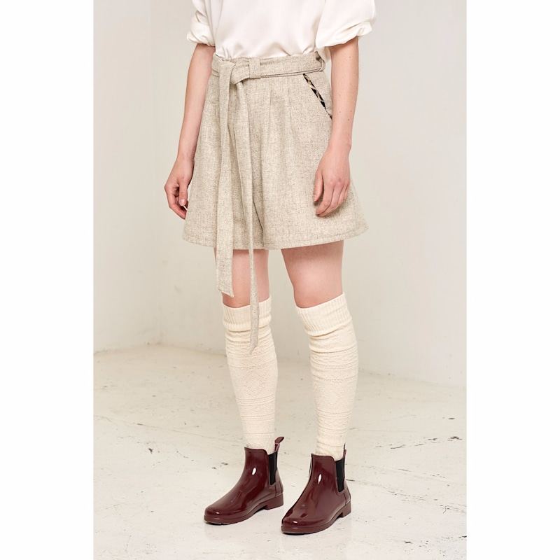 Thumbnail of Doralis Wool Shorts Beige image