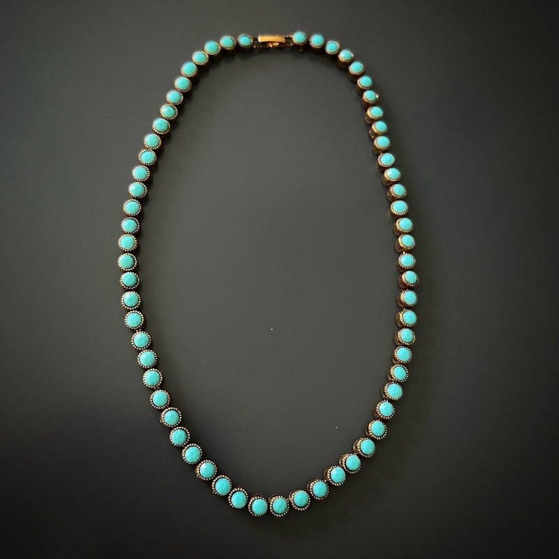 Thumbnail of Turquoise Tennis Mystic Necklace - Turquoise image
