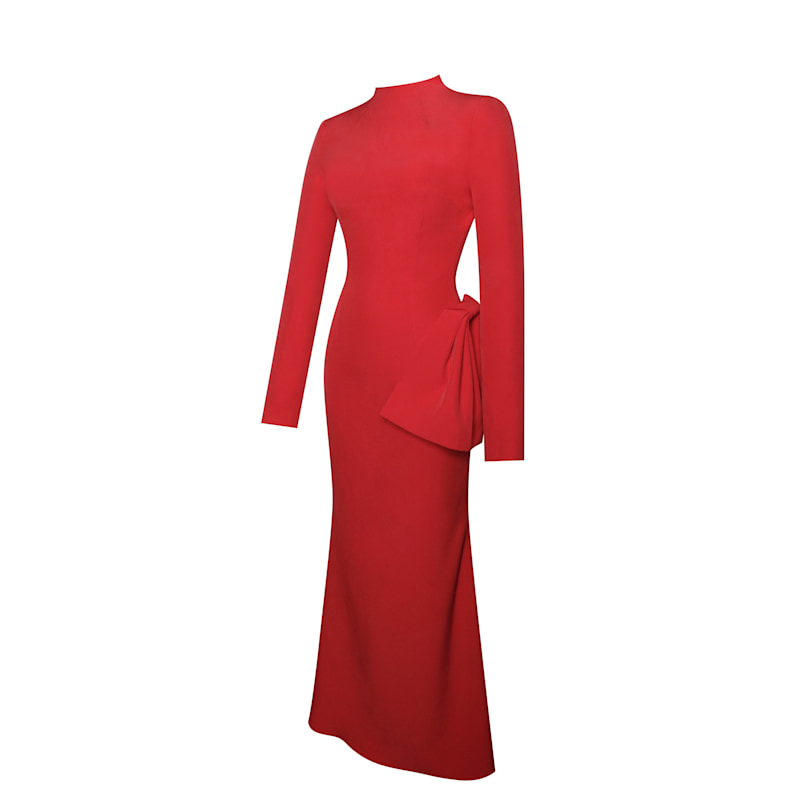 sachin and babi light blue dress La Robe Sierra Bretelles midi dress in red - Jacquemus