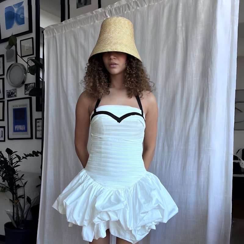 Thumbnail of Rigid Raffia Lamp Bucket Hat image
