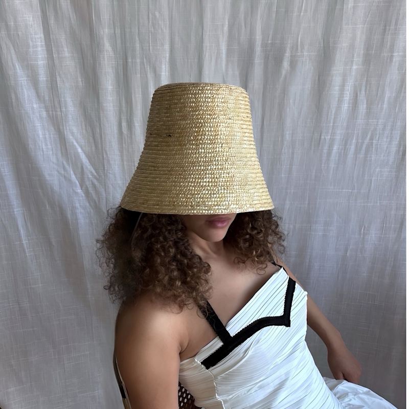 Thumbnail of Rigid Raffia Lamp Bucket Hat image