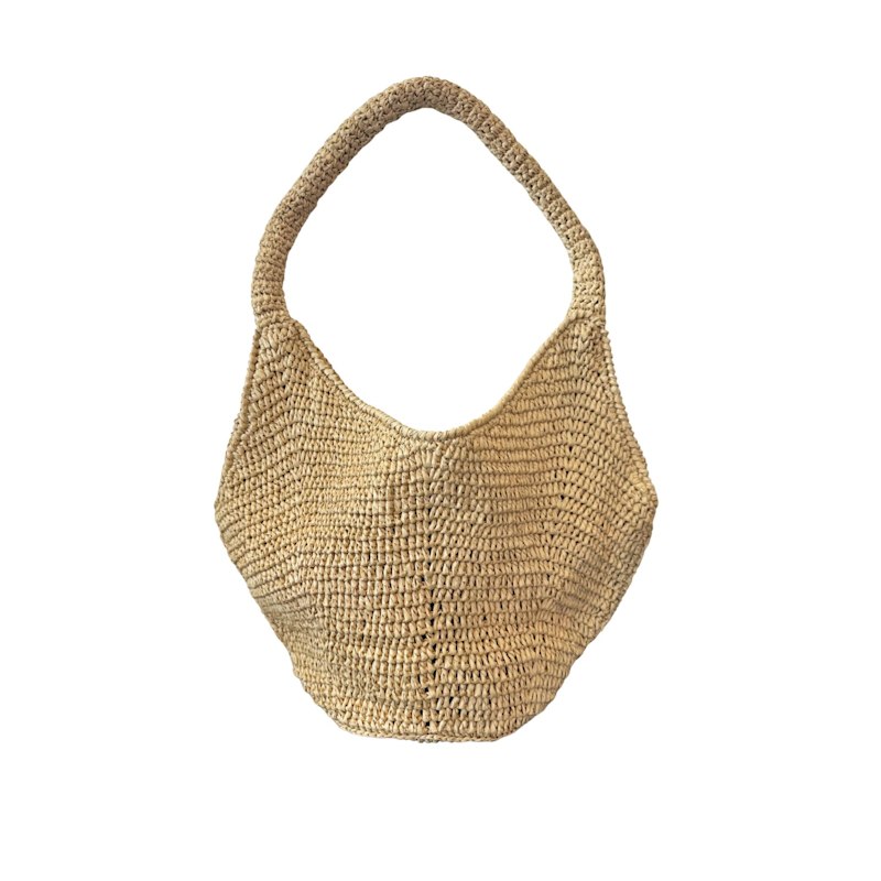 Thumbnail of Handwoven Raffia Tote Handbag image