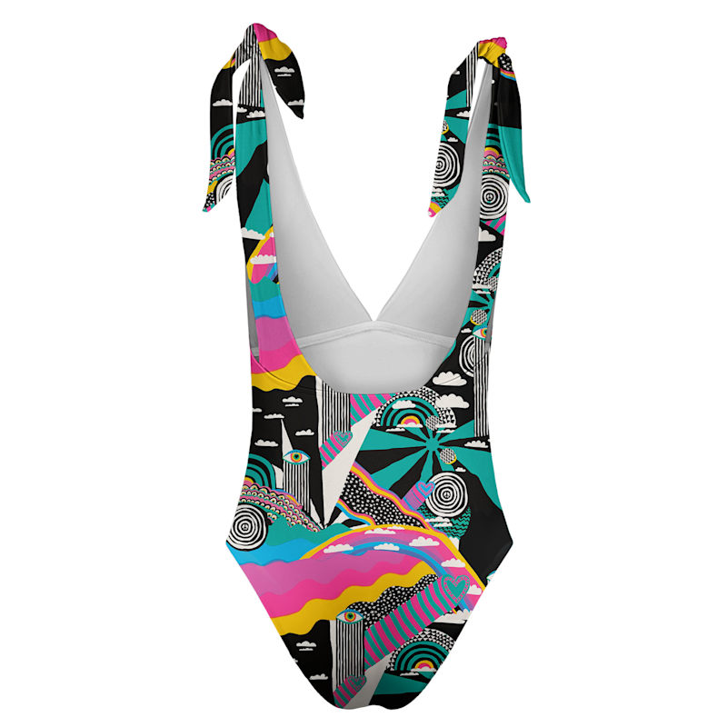 Thumbnail of Rainbow Landscape One Piece Swimsuit image
