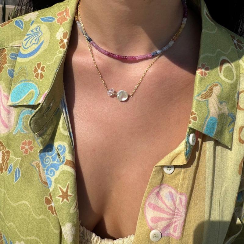 Thumbnail of Rainbow Of Sapphires Necklace image