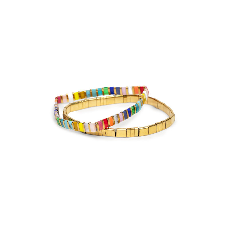 Thumbnail of Rainbow Stretch Rainbow Bracelet Set image