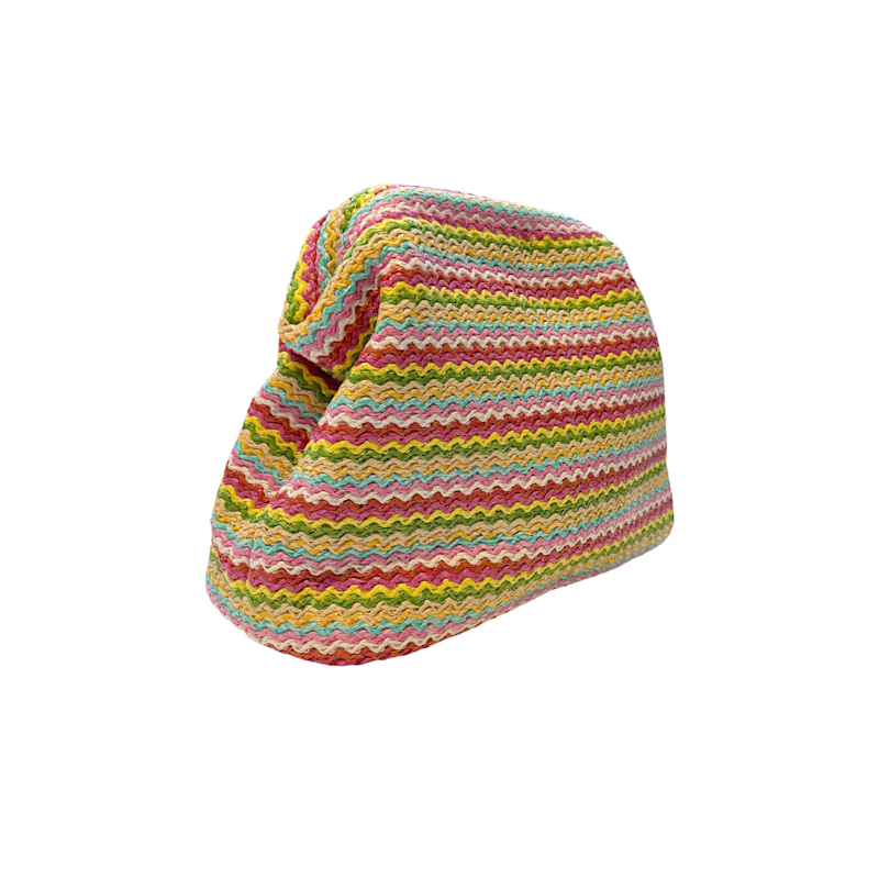 Thumbnail of Rainbow Woven Beach Clutch Bag image