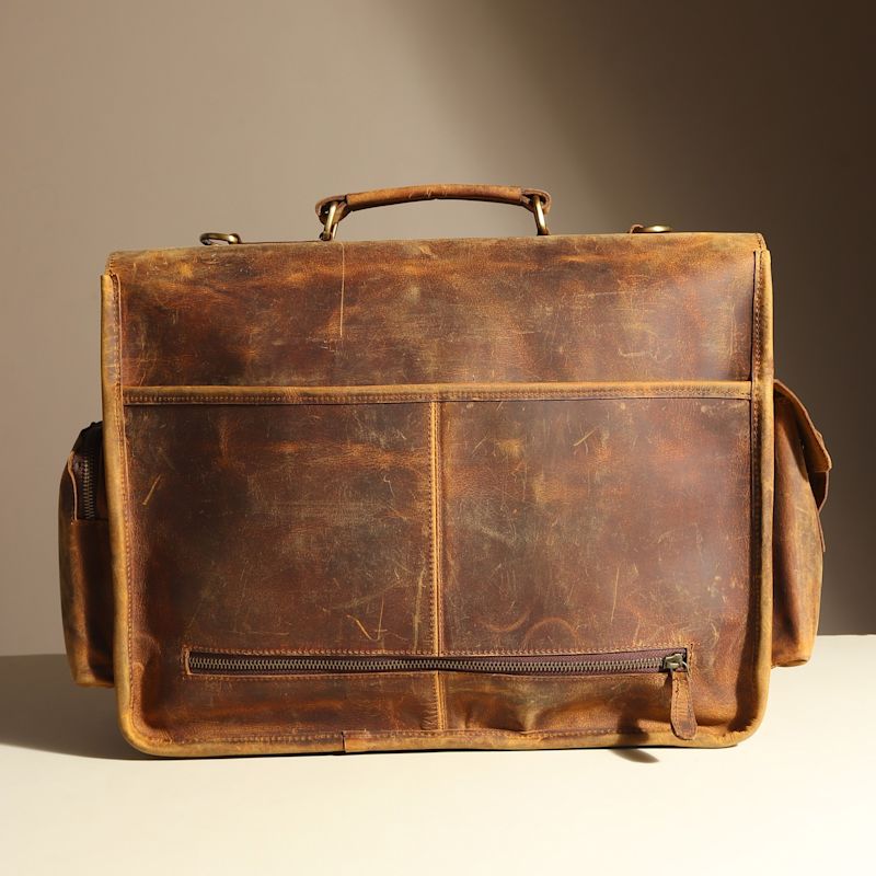 Thumbnail of Ranga Handmade Leather Briefcase Laptop Bag image