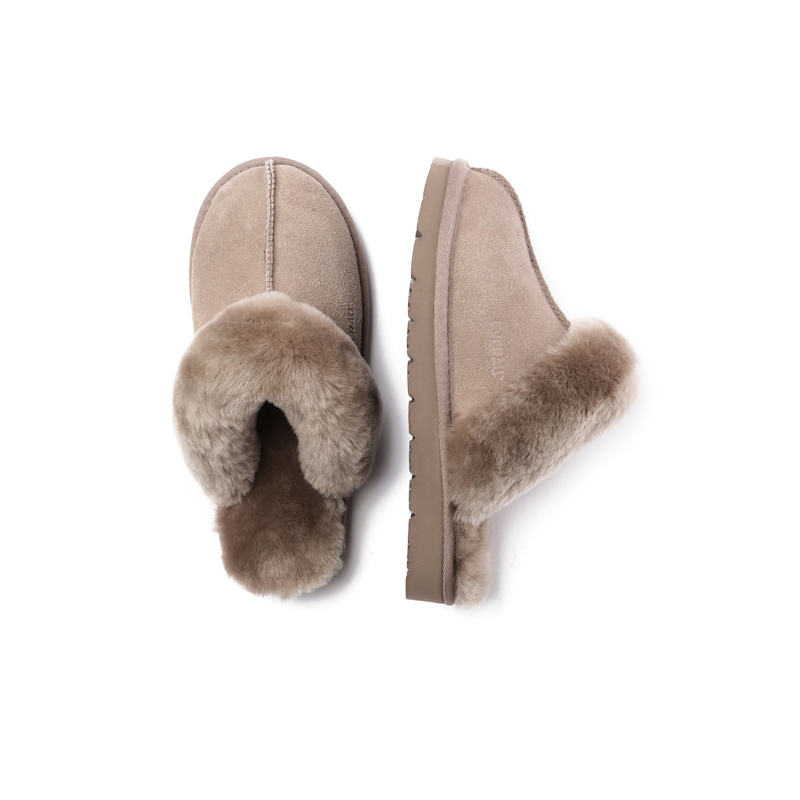 Thumbnail of Raven Slippers In Brown image