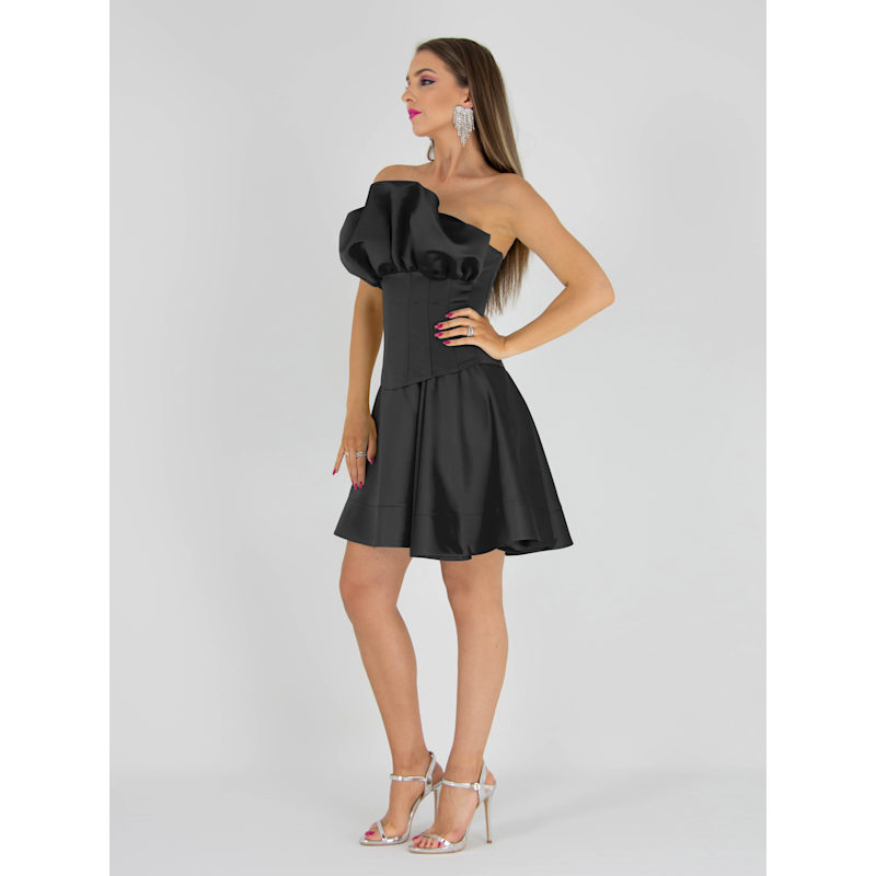 Thumbnail of Ray Of Sunshine Corset Bustier Top - Classic Black image