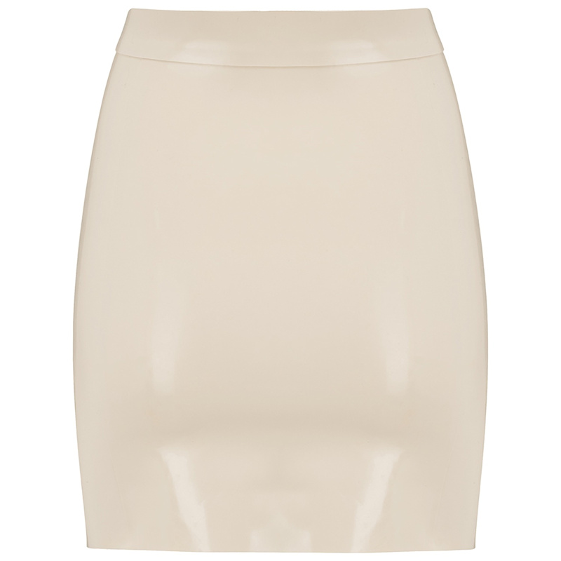 Thumbnail of Latex Mini Skirt - White image