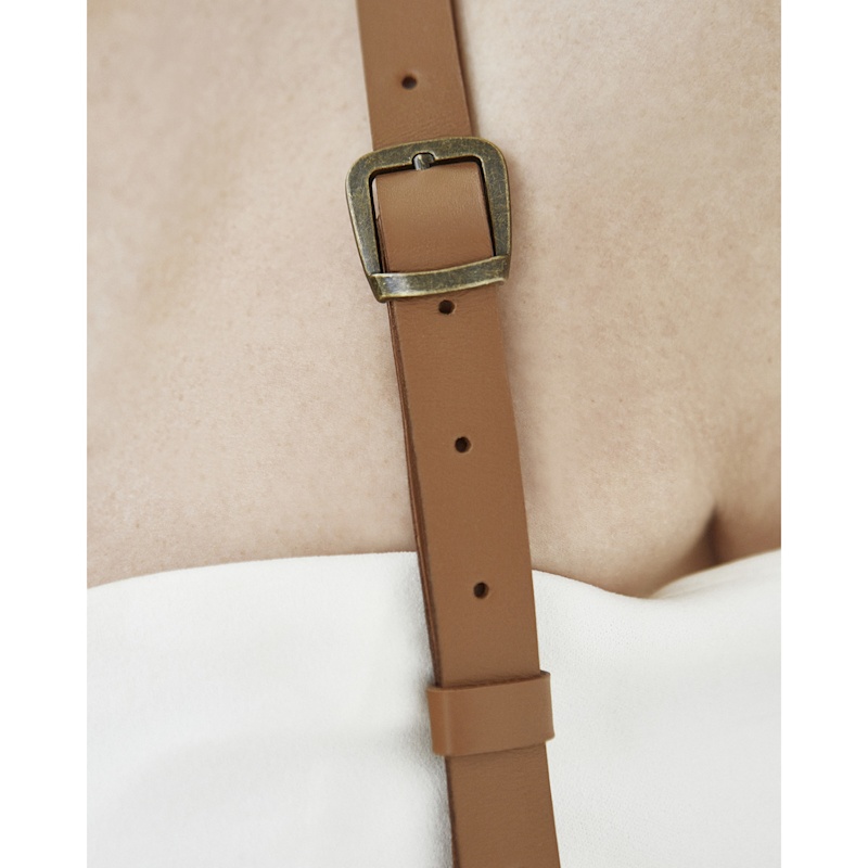 Thumbnail of Real Leather Harness Athena - Brown image