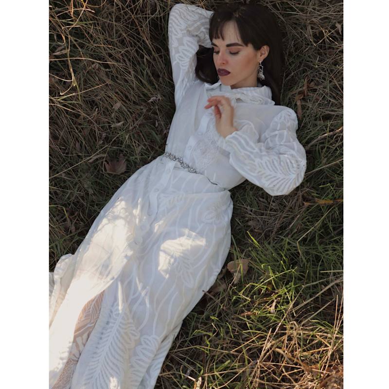 Thumbnail of Recycled Alanis Kaftan - White image