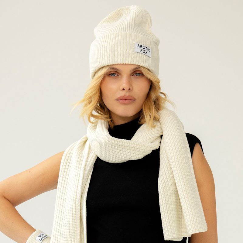 Thumbnail of Recycled Bottle Beanie - Winter White image