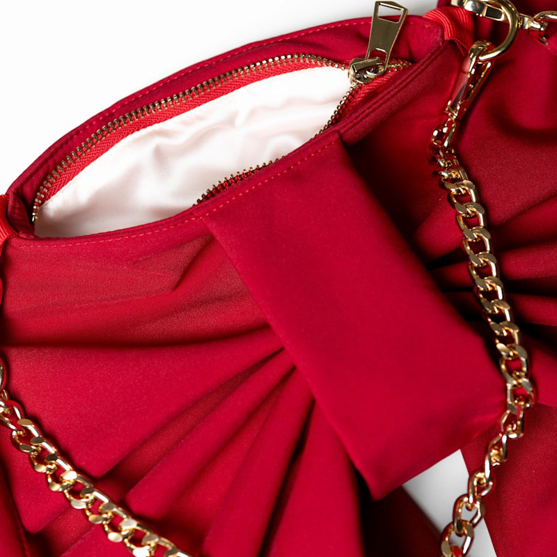 Thumbnail of Red Bow Clutch Purse image