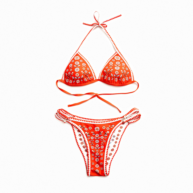 Thumbnail of Red Garden Reversible Bikini Set image