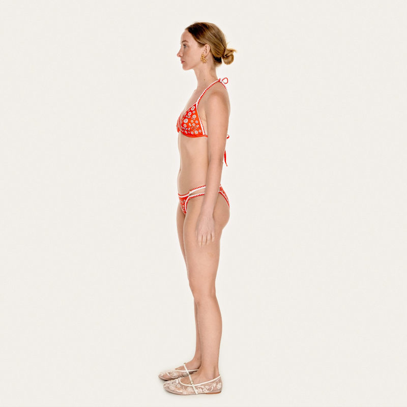 Thumbnail of Red Garden Reversible Bikini Set image
