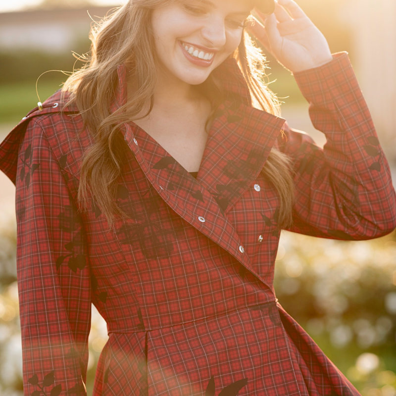 Red Jacket With Detachable Hood: Crimson Heart | RainSisters | Wolf ...