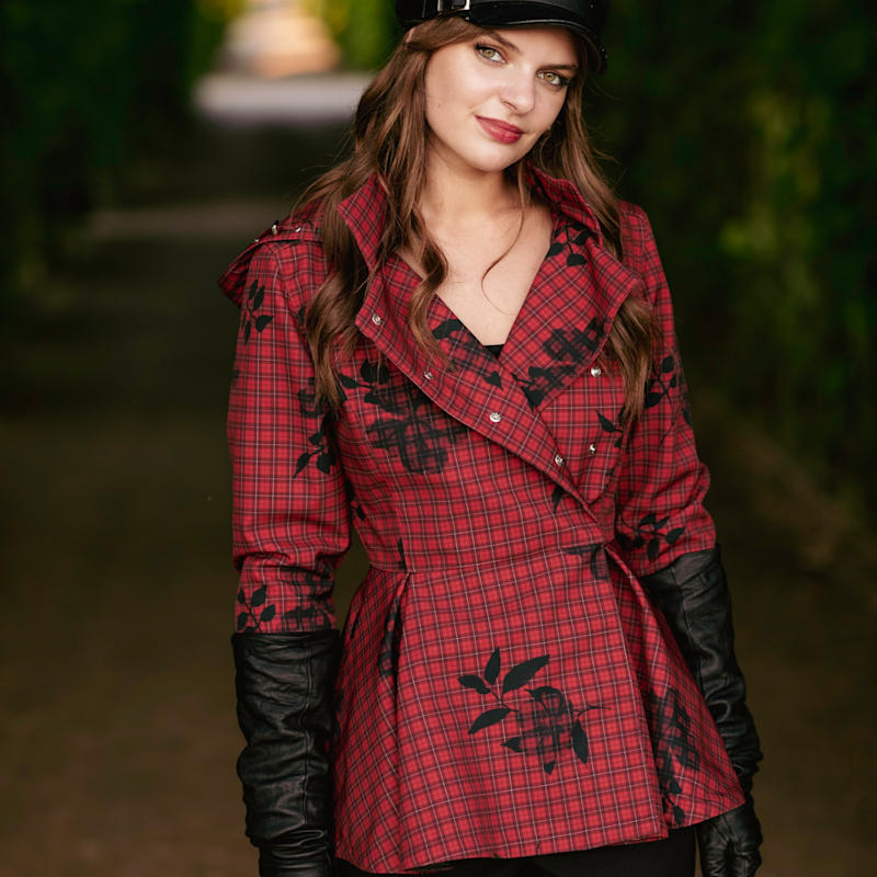Red Jacket With Detachable Hood: Crimson Heart | RainSisters | Wolf ...