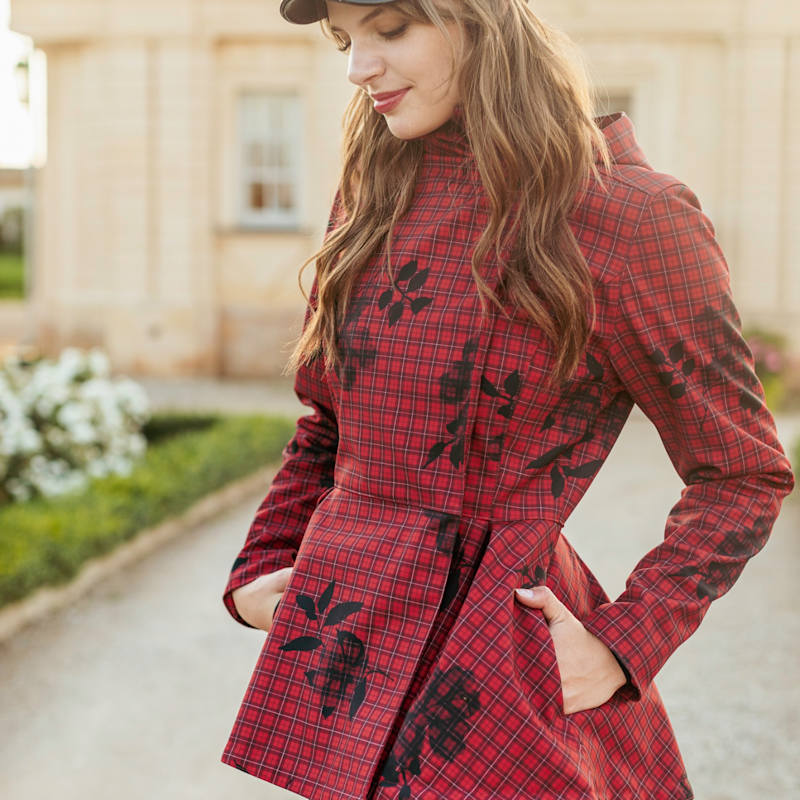 Red Jacket With Detachable Hood: Crimson Heart | RainSisters | Wolf ...