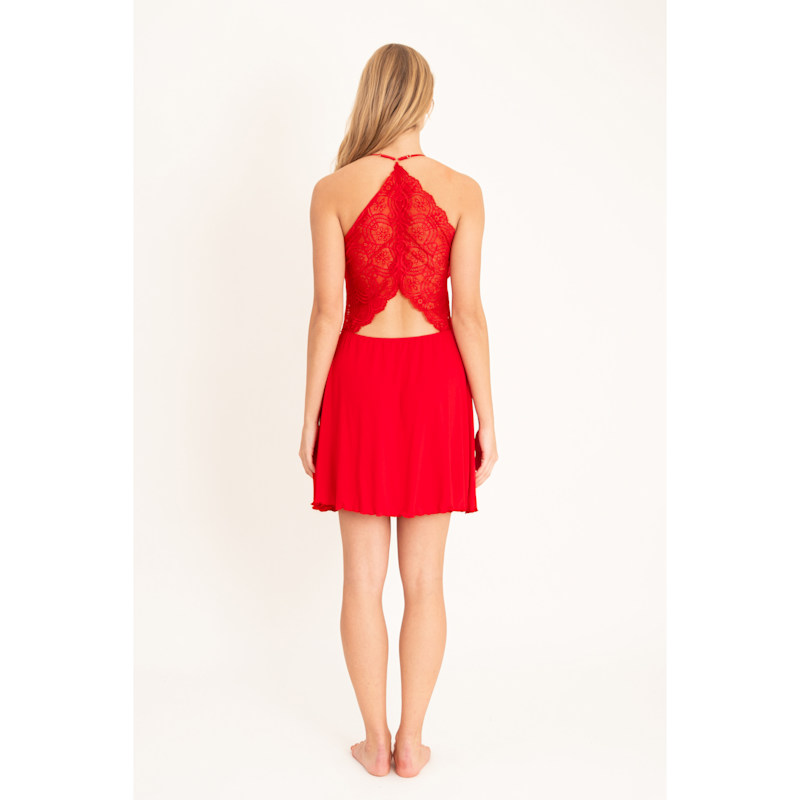 Red Lace Camisole Nightgown | Oh!Zuza night&day | Wolf & Badger