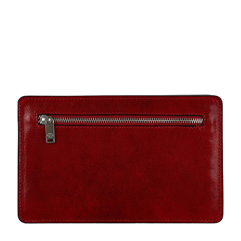 Thumbnail of Red Leather Clutch Purse - Decameron image