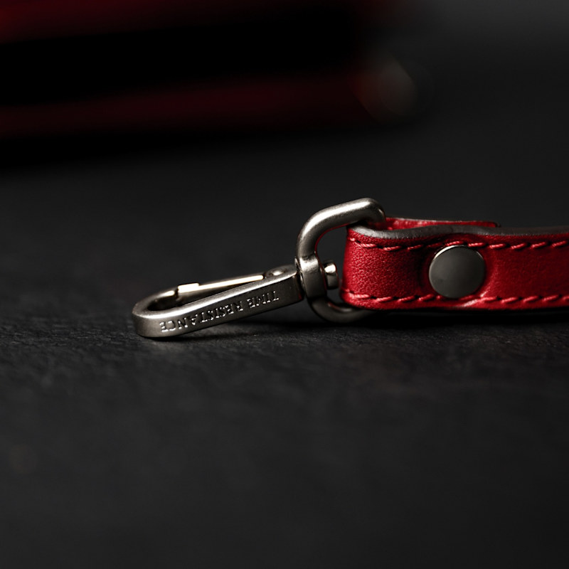 Thumbnail of Red Leather Clutch Purse - Decameron image