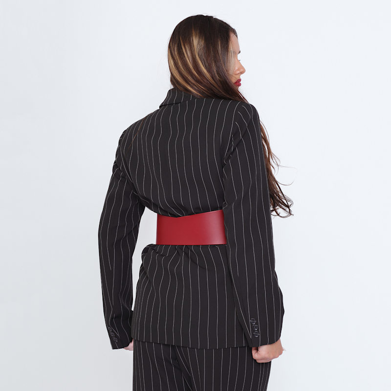 Thumbnail of Red Maia Leather Corset Belt image