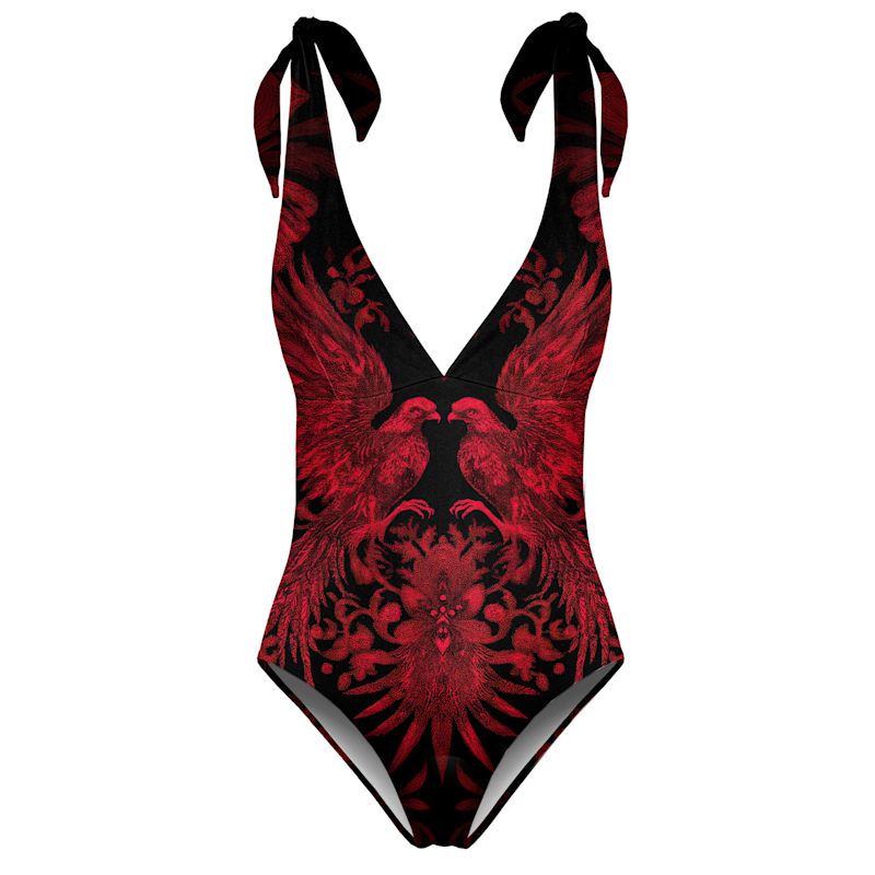 Thumbnail of Red Nocturne One Piece Swimsuit image