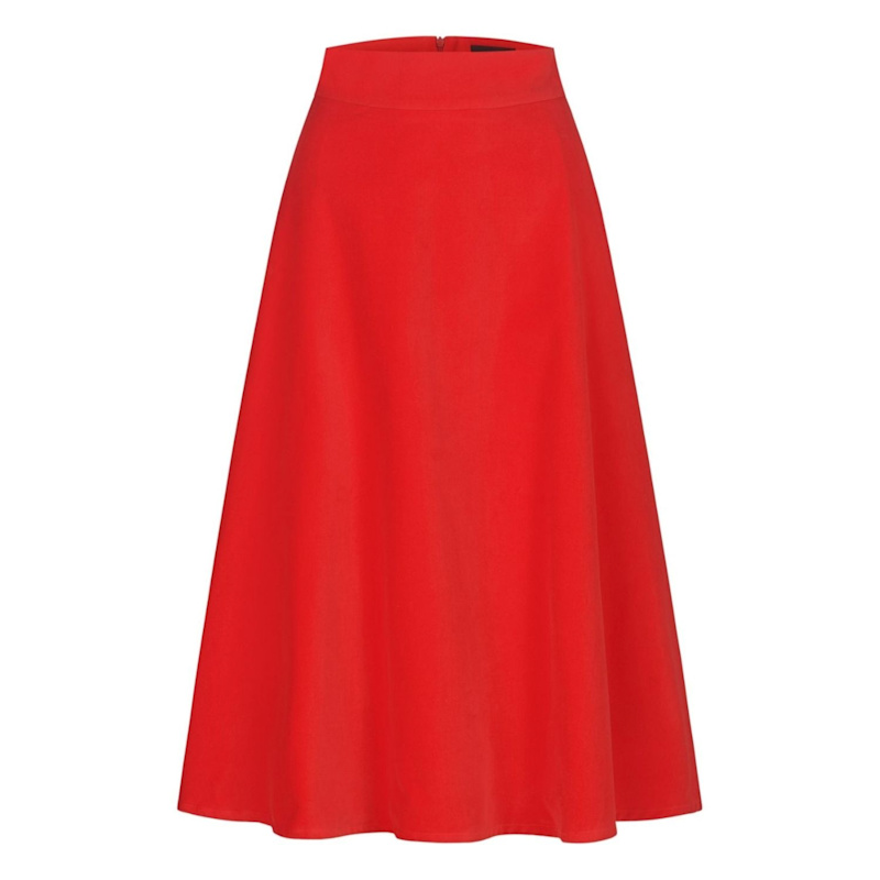 Thumbnail of Red Velvet Skirt image