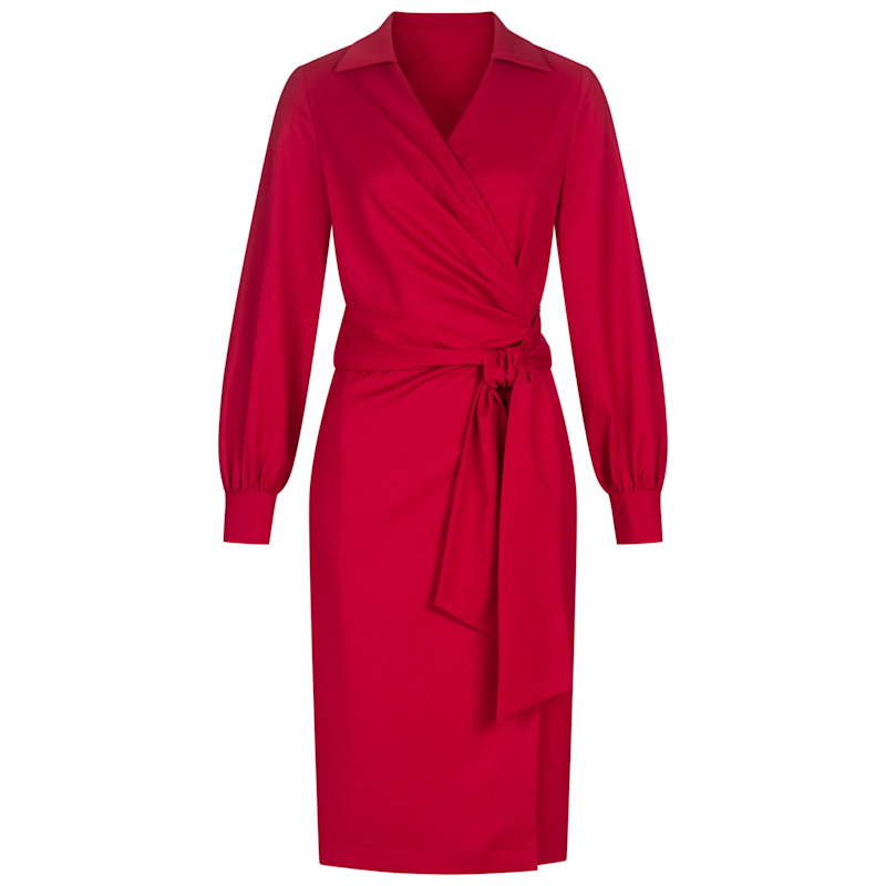 Thumbnail of Red Wrap Dress image