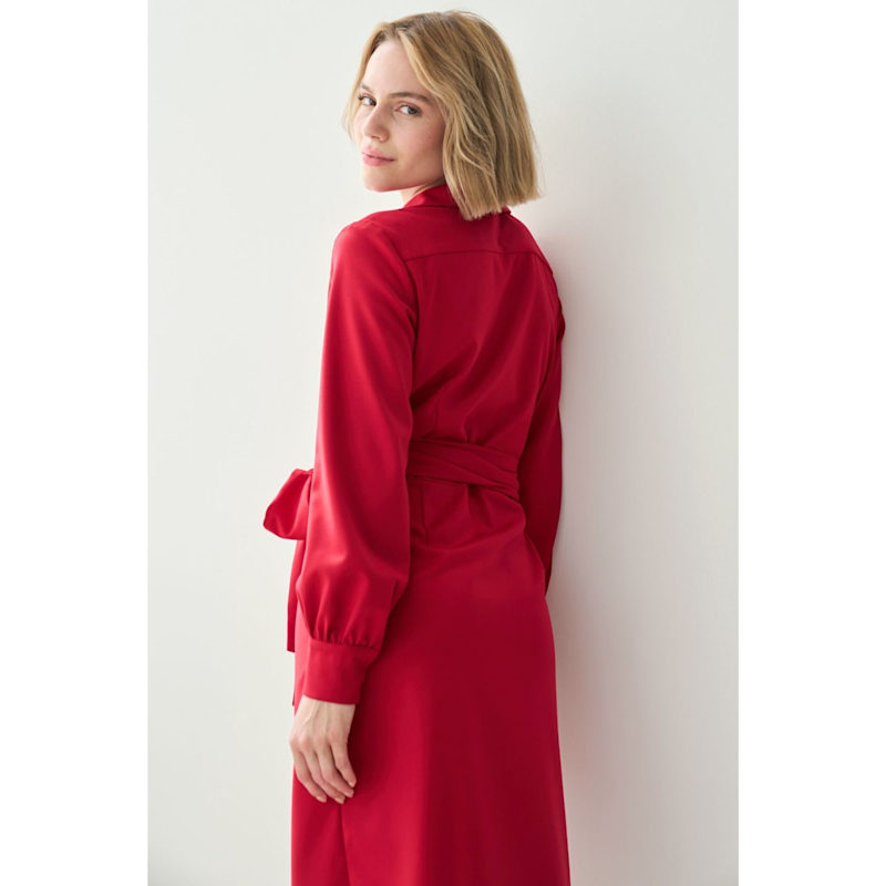 Thumbnail of Red Wrap Dress image