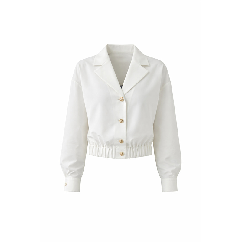 Thumbnail of Regular Shawl Collar Jacket - White image