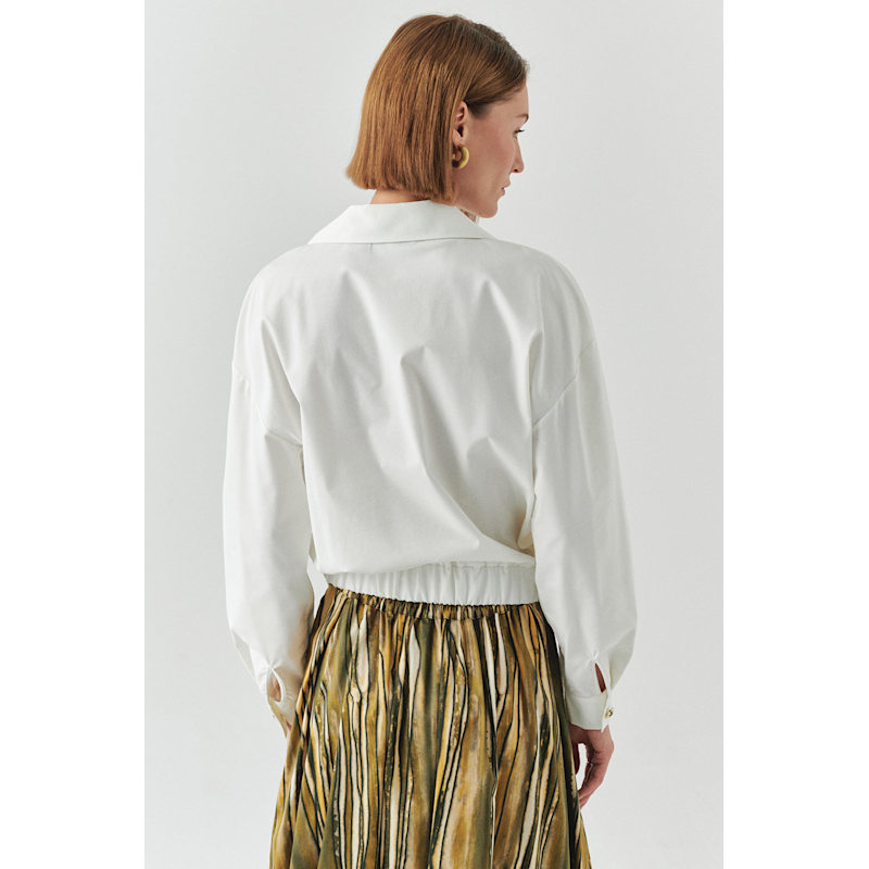 Thumbnail of Regular Shawl Collar Jacket - White image