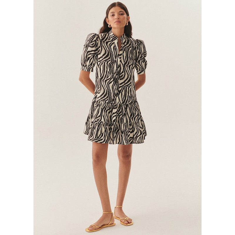 zebra dress short Sherri Hill 55843