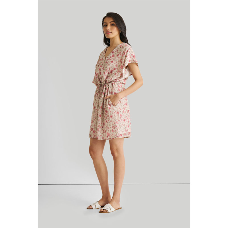 Thumbnail of Relaxed Drawstring Floral Dress image