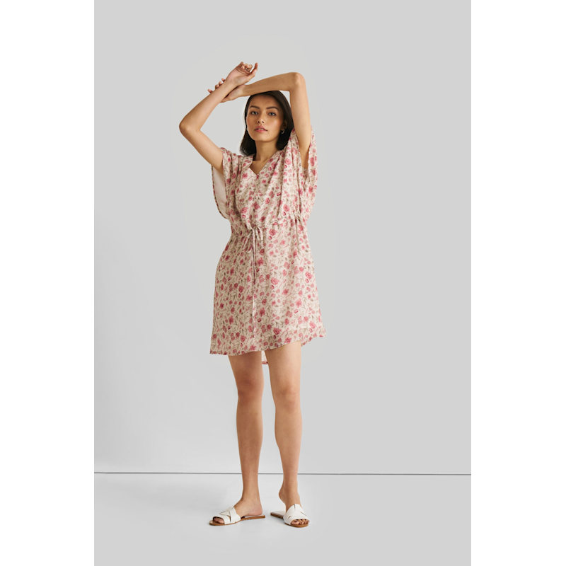 Thumbnail of Relaxed Drawstring Floral Dress image