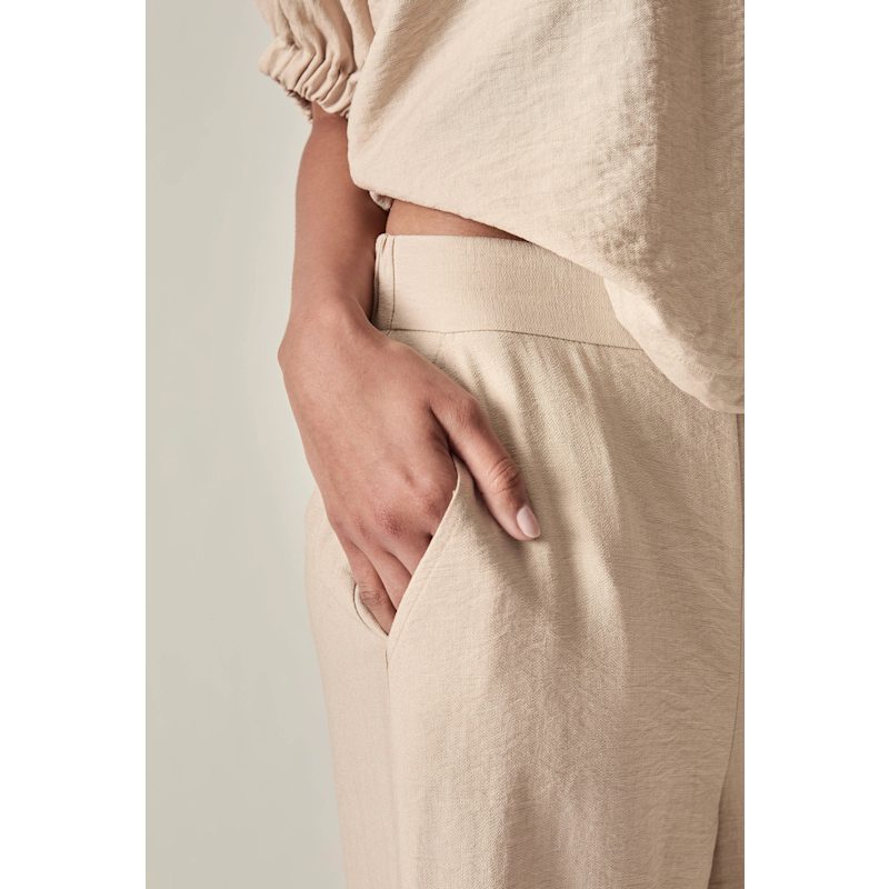 Thumbnail of Relaxed Pull-On Trousers – Oatmeal image