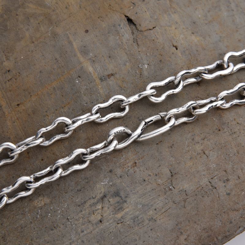 Thumbnail of Relic Necklace| Sterling Silver Sculptural Link Necklace - ALTAR™ image