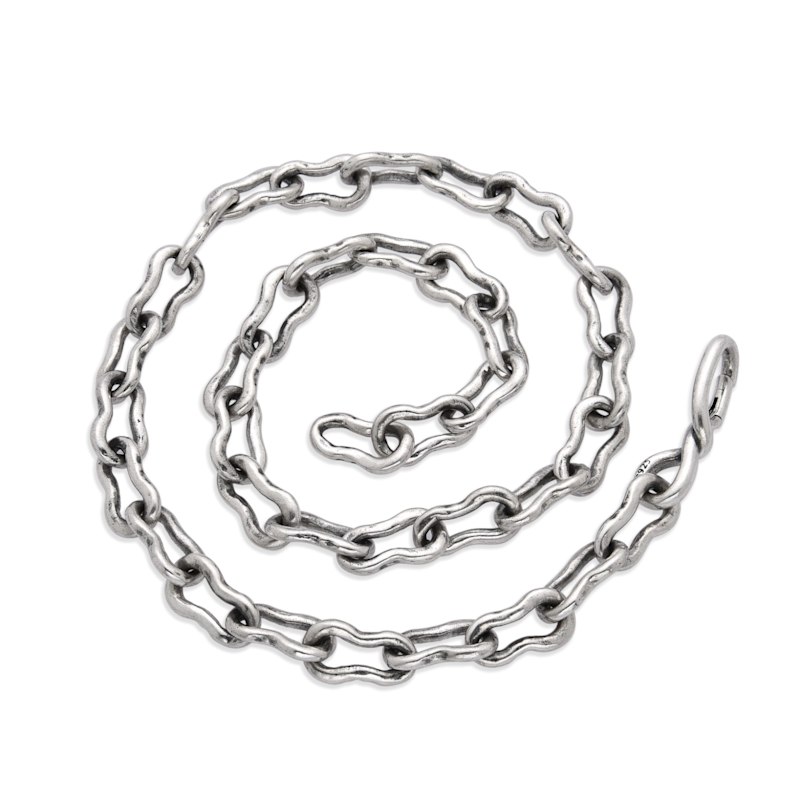 Thumbnail of Relic Necklace| Sterling Silver Sculptural Link Necklace - ALTAR™ image