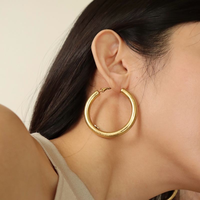 Thumbnail of Retro Hoop Earrings image