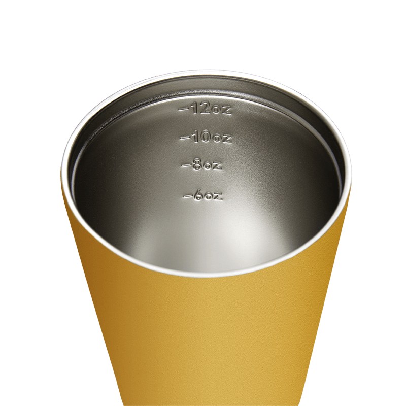 Thumbnail of Fressko Camino 12oz / 340ml Reusable Coffee Cup, Stainless Steel - Canary image