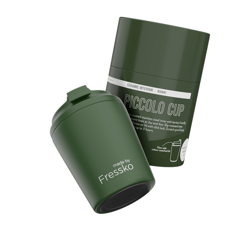 Thumbnail of Fressko Piccolo 4oz/118ml Reusable Coffee Cup, Ceramic - Khaki image